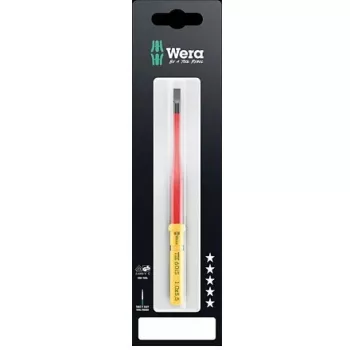Schraubendreher-Set Wera Kraftform Kompakt VDE 60 iS Isoliert 50 mm — elektrisch isoliertes Präzisionsset