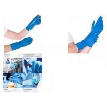 Franz Mensch unisex Chemikalienschutzhandschuh High Risk Blau Größe 9 50 Stück (25034)