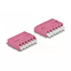 DeLOCK Glasfaser-Koppler HD LC Hexaplex Buchse auf LC Hexaplex Buchse violett