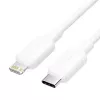 USB-C-auf-Lightning-Kabel 3A 480Mbit/s 1m WEISS