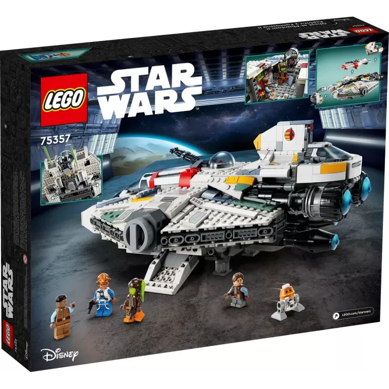 LEGO Star Wars Spielset 75357 — The Ghost und Phantom II, 1.394 Teile, 4 Minifiguren, Alter 10+