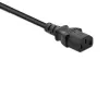 Stromverlängerungskabel QOLTEC 50459 IEC C13 auf C14 1,5 m