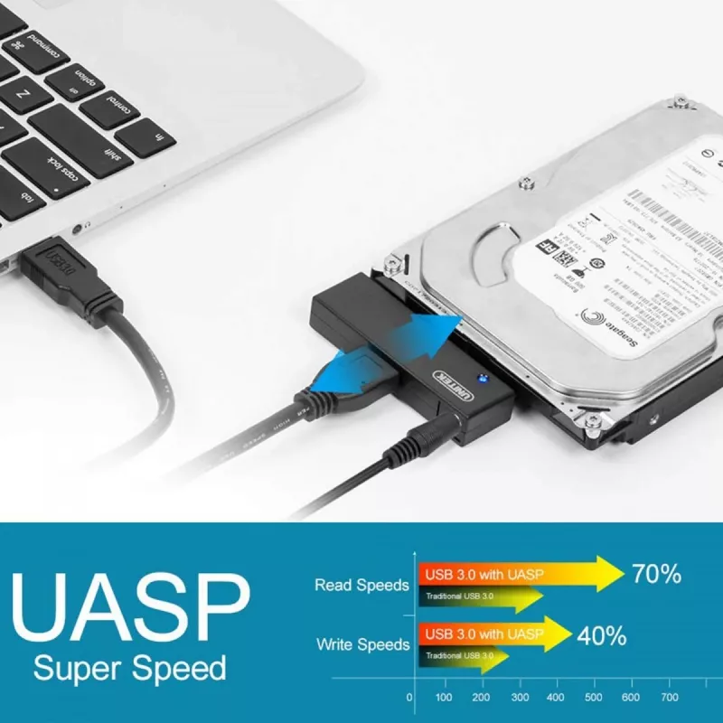 Schnittstellenkarte Unitek Y-1039, USB-Kabel im Lieferumfang, 5 Gbit/s, schwarz, Plug-and-Play