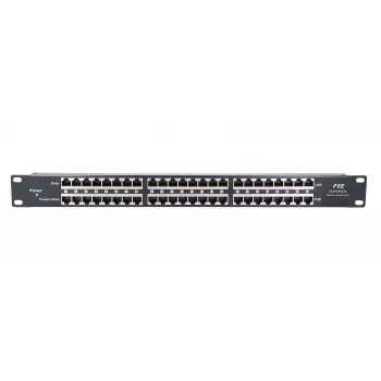 Extralink PoE-Injektor 24 Port 24x 100Mb/s RJ45, Rackmount