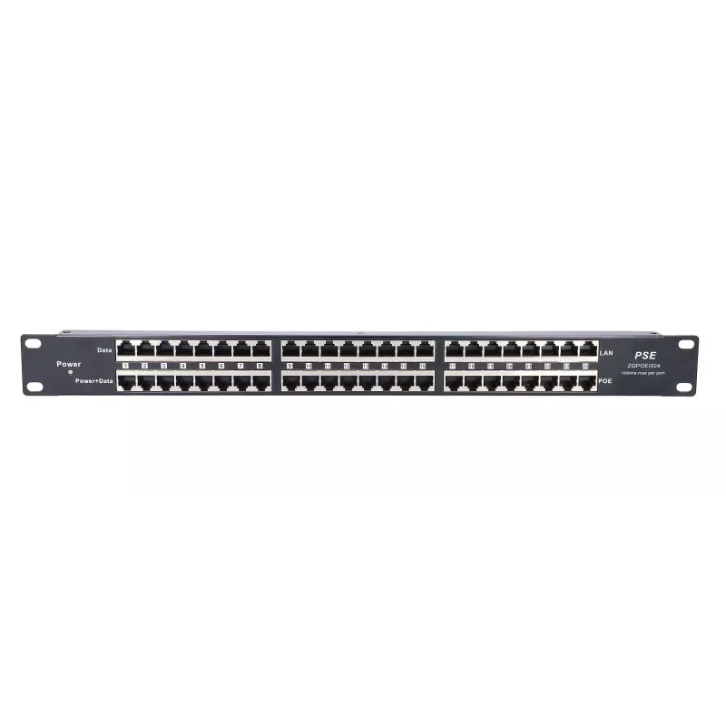 Extralink PoE-Injektor 24 Port 24x 100Mb/s RJ45, Rackmount