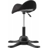 Ergonomischer Balancestuhl up up Toronto Schwarz Stoff mit längerer Gasfeder