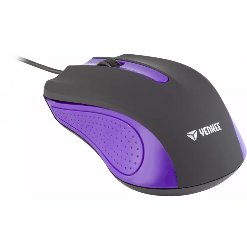 USB kabelgebundene Maus, 3 Tasten, gummierte Oberfläche