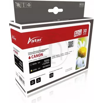 AS70751 ASTAR CANON PG575XL/CL576XL Tinte (2) blk-col rebuilt 400/300Seiten (AS70751)