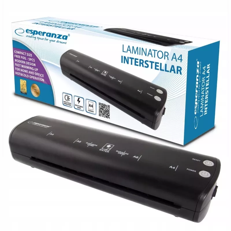 Esperanza EFL004 Laminiergerät Schwarz