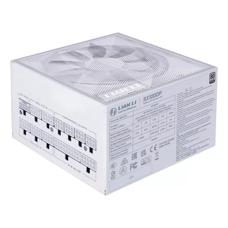 Netzteil Lian Li SX Series 80 PLUS Platinum vollmodular PCIe 5.1 ATX 3.1 1000 W