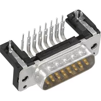 Harting D-SUB Gehäuse Polzahl: 15 Kunststoff 45 ° Grau 09 67 015 0573 1 Stück (09 67 015 0573)
