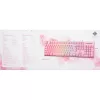 Deltaco GAM-021-RGB-P-DE - Vollgröße (100%) - USB - Membran-Tastenschalter - QWERTZ - Pink