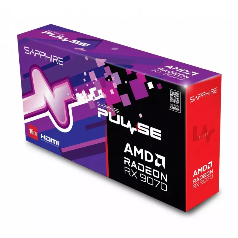 SAPPHIRE PULSE Radeon RX 9070 16GB GDDR6 Grafikkarte