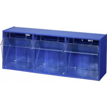 Aufbewahrungsbox allit VarioPlus ProFlip 3 B x H T 600 240 – modulares Kunststoff-Aufbewahrungssystem