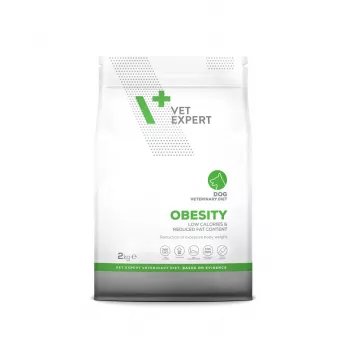 Trockenfutter VETEXPERT Veterinary Diet Obesity 2 kg — Gewichtsmanagement für ausgewachsene Hunde, Geflügel, Protein 30%, Fett 6,5%