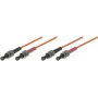 Tecline exertis Connect - Patchkabel - ST Multi-Mode (M) auf ST Multi-Mode (M) - 5 m - Glasfaser - 50/125 Mikrometer - OM2 - orange (75805)