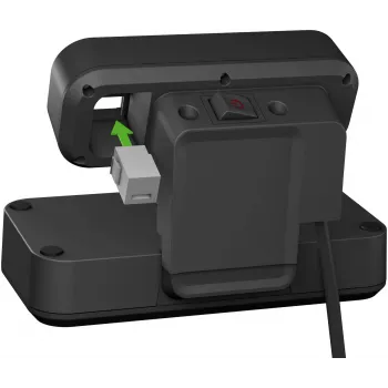 Power Extension Brennenstuhl 1153580100 2m 10 AC Outlets Indoor Schwarz Silver