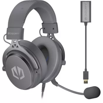 VIRO Plus USB Alt Gray, Gaming-Headset Dunkelgrau, USB-A, 3,5-mm-Klinke, 7.1-USB-Soundkarte