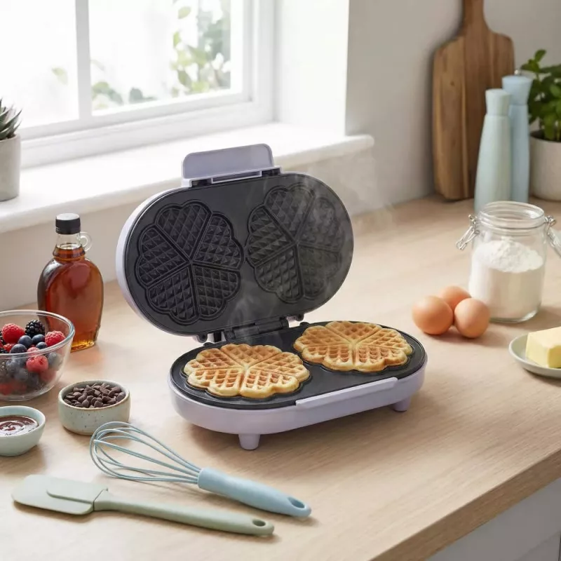 Giles & Posner EK6700GSPPVDE Doppelherz-Waffeleisen
