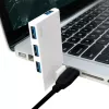 USB 3.0 4-Port Hub, silber