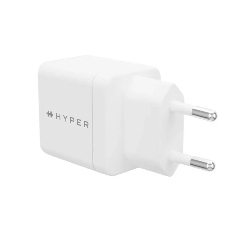 HYPER HJG35EU Ladegerät für Mobilgeräte, Kopfhörer, Headset, Smartphone, Uhr, Weiß, AC-Schnellladung, Innenbereich