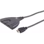 HDMI-Switch ShiverPeaks 05-02007 3x1 4K60Hz — 3 Eingänge auf 1 Ausgang, UHD 3840x2160@60Hz