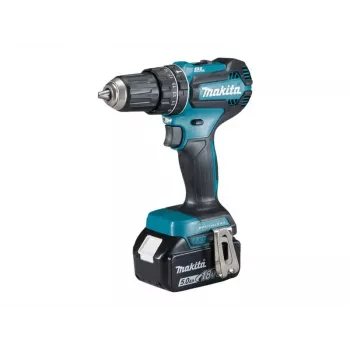 Makita DHP485RTJ Bohrmaschine 28500 U/min Schlüssellos 1,5 kg Schwarz, Blau