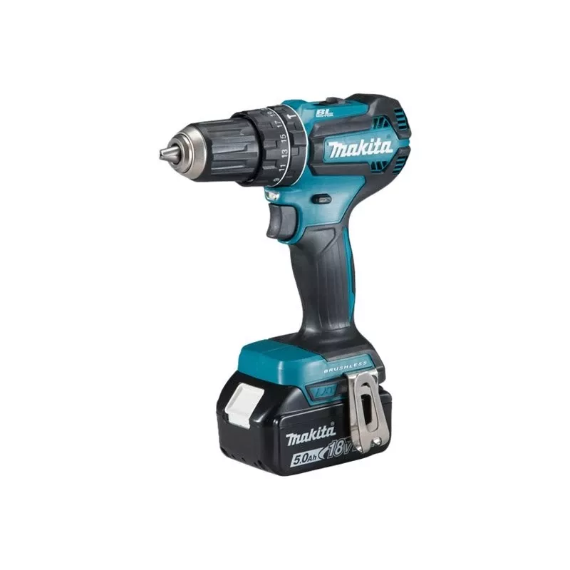 Makita DHP485RTJ Bohrmaschine 28500 U/min Schlüssellos 1,5 kg Schwarz, Blau