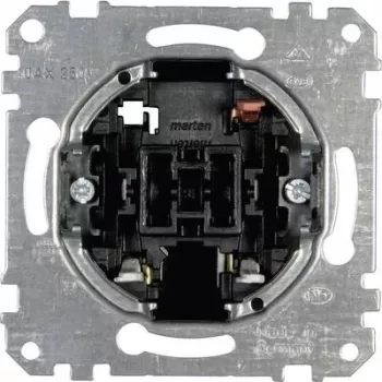 Elektrischer Schalter Merten MEG3116-0000, einpolig, 250 V AC, 10 A, weiß