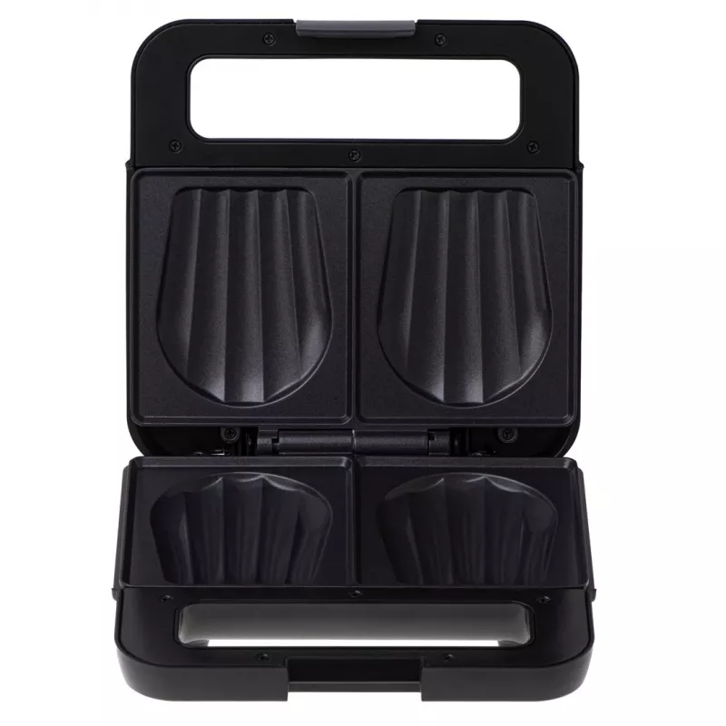 Toaster Adler AD 3079 — Einzelne Antihaftplatte, 750 W, schwarz, vertikale Aufbewahrung