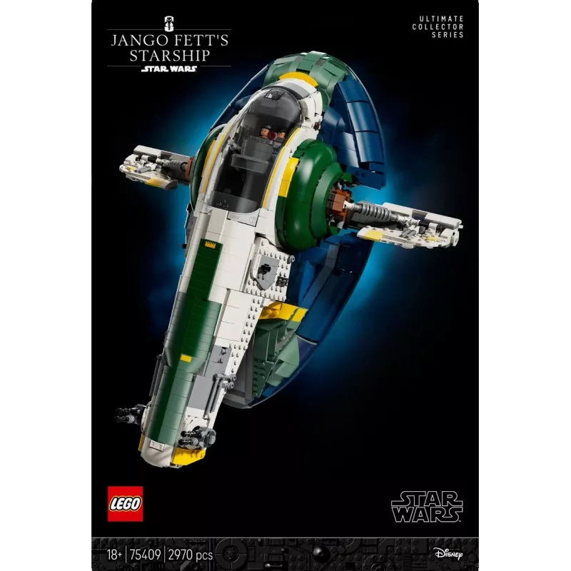 LEGO STAR WARS 75409 Jango Fetts Firespray-Klasse Raumschiff