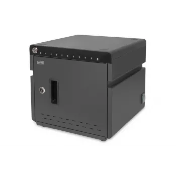 Digitus mobiler Desktop-Ladeschrank für 10 Notebooks/Tablets bis 13 Zoll, UV-C, USB-C