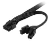 Stromkabeladapter Triton SST-PP13 — 8-Pin EPS auf 8-Pin EPS & 4+4-Pin