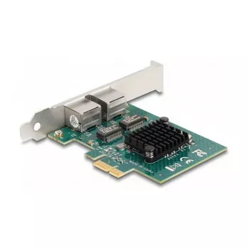 DeLOCK PCI Express x1 Karte zu 2 x RJ45 Gigabit LAN BCM Grau