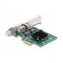 DeLOCK PCI Express x1 Karte zu 2 x RJ45 Gigabit LAN BCM Grau
