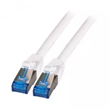 EFB-Elektronik RJ45 Patchkabel Cat.6A S/FTP TPECat.7 Rohkabel superflex Weiß 0,25m Hersteller: EFB Elektronik (K5525FWS.0,25)