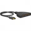 Goobay | HDMI Switch 3 zu 1 (4K @ 30 Hz) | 58487 | Schwarz | HDMI-Buchse | 3 HDMI-Buchse | 0,58 m