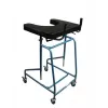 Vierrädriger Stützrollator VITEA CARE VCBK2A mit höhenverstellbarem, faltbarem Stahlrahmen, Bremsen, 4 Gummirädern, max. Belastung 125 kg