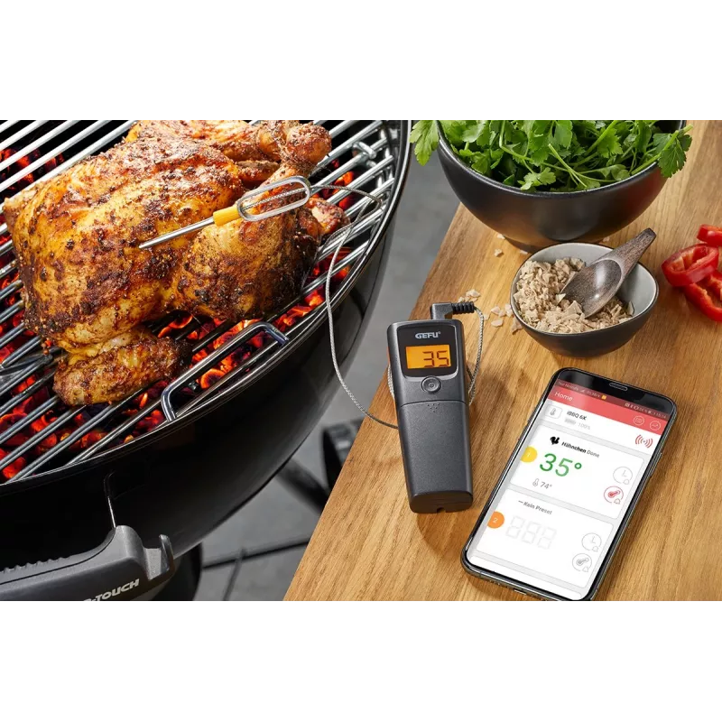 Küchen-Bluetooth-Thermometer GEFU Control G-21950, 1 Kanal zur Temperaturüberwachung