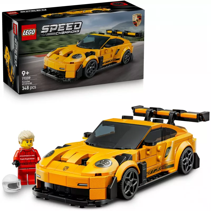 Konstruktionsspielzeug LEGO Porsche 911 GT3 RS Speed Champions 77239 — Maßstab 1:18, 348 Teile, 9+ Jahre