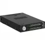ICY DOCK - ToughArmor - MB834MK-B V2 - 2x M.2 NVMe zu 1x 3,5-Zoll-Schacht Wechselrahmen Metallschlüsselschloss SlimSAS 4i schwarz