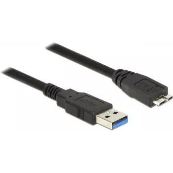 USB-Kabel DeLOCK 85072 USB 3.2 Gen 1 1m USB A Micro-USB B Schwarz