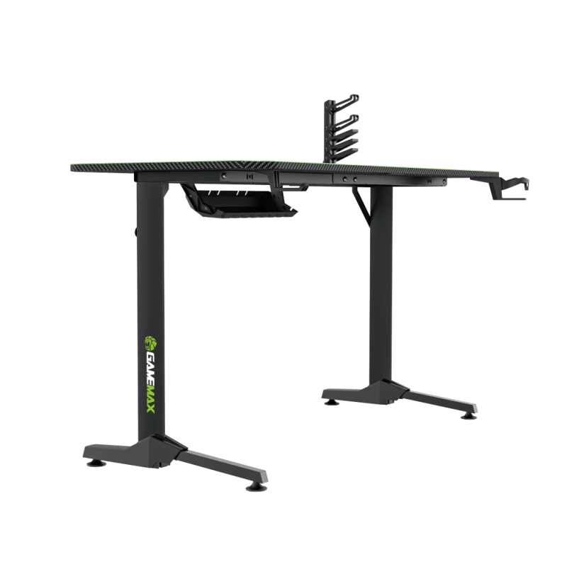 Schreibtisch GameMax D140-CARBON — Gaming-/Büroschreibtisch, Nettogewicht 20,5 kg, Bruttomaße 125×795×682 mm
