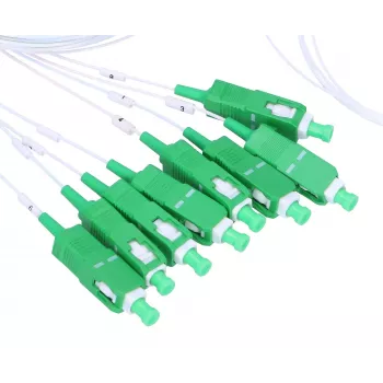 Extralink 1:8 PLC SC/APC Splitter, 900um, 1m