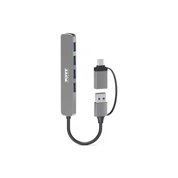 PORT CONNECT | Hub USB-C/USB-A auf 4 USB-A 3.0 5Gbps