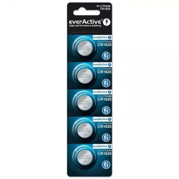 Lithiumbatterie mini everActive CR1620 5 Stk.