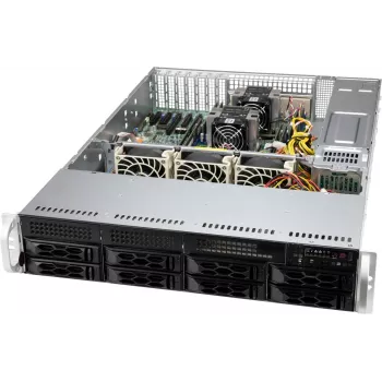 Supermicro CSE-LA25TQC-R609LP Computergehäuse Rack Schwarz 600 W