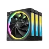 DeepCool FL12R 120mm ARGB Gehäuselüfter 3er-Pack Schwarz