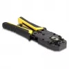 DeLOCK Universal-Crimpzange mit Abisolierer für 10P 8P 6P 4P Modularstecker