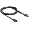 SATA-Kabel DeLOCK 85810 1 m SATA 7-polig eSATA Schwarz